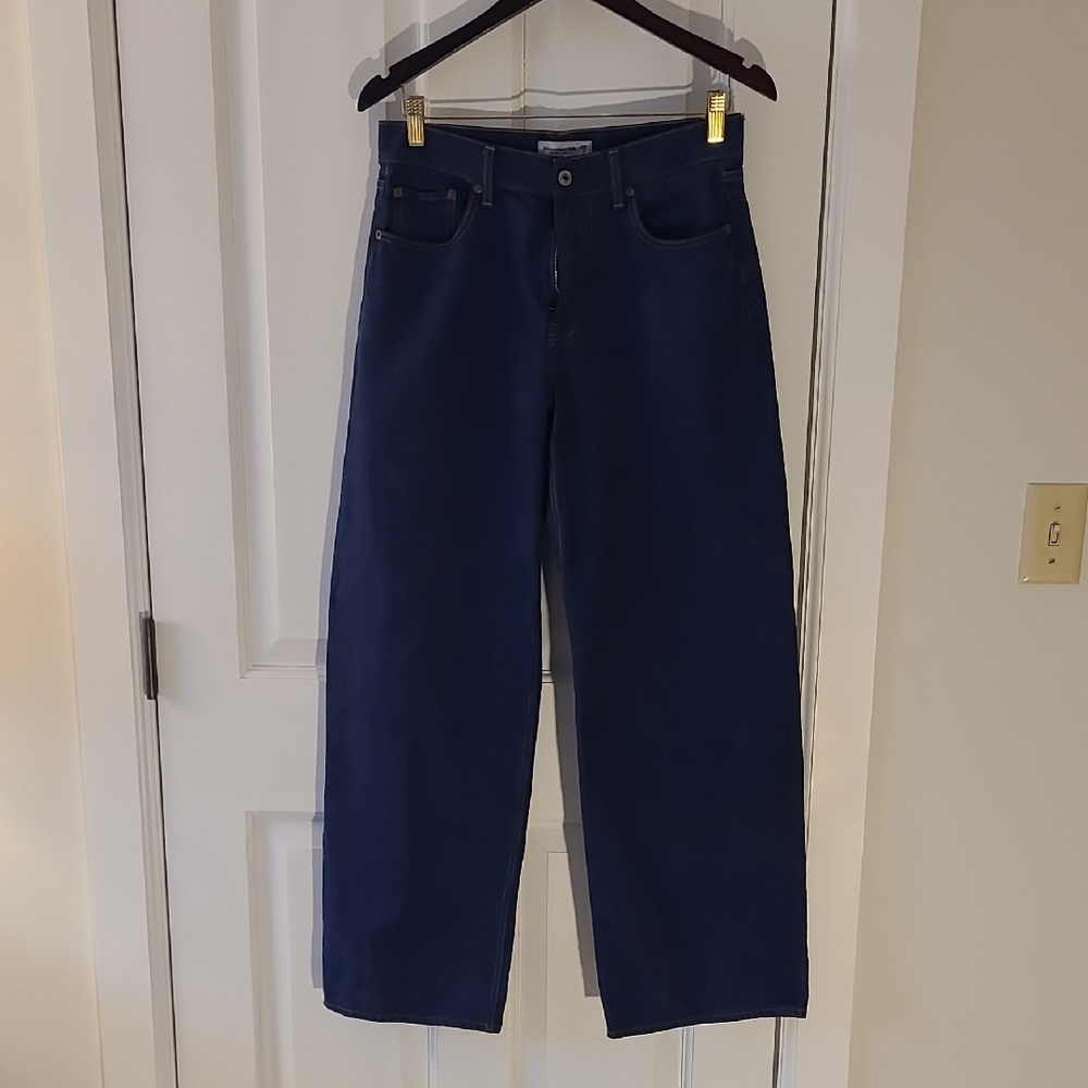 Abercrombie & Fitch Curve Love Ultra Loose Low Rise Jeans